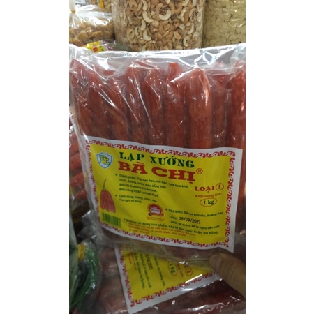 Lạp xưởng bà chị thương hiệu uy tín 1kg