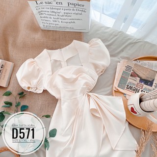 Bigsize Đầm tafta xoắn D571