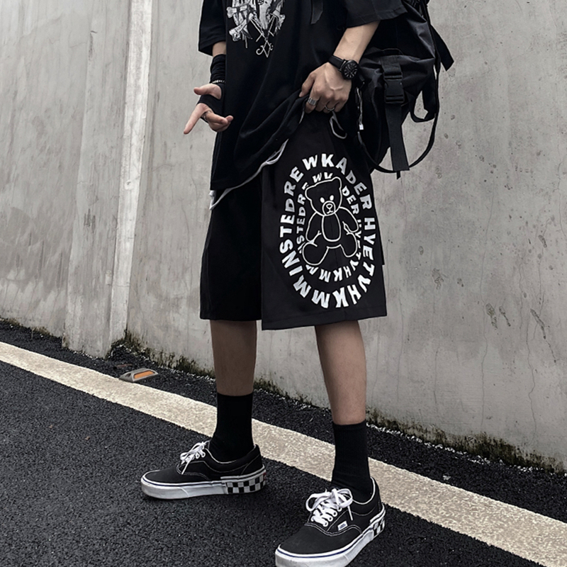 [Quần short nam unisex] Quần đùi nam mặc nhà ống rộng BEAR, quần đũi nam ngắn hiphop thời trang thể thao 2021 | BigBuy360 - bigbuy360.vn