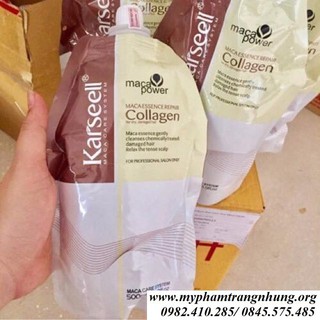 DẦU HẤP TÓC COLLAGEN KARSEELL MACA SIÊU MỀM MƯỢT TÓC 500ML