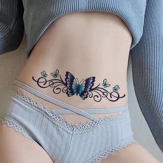 Hình xăm dán chống thấm nước hình bướm quyến rũ