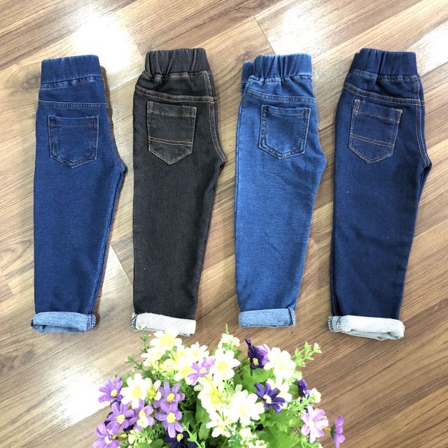 Combo quần bò cạp chun co giãn nhí