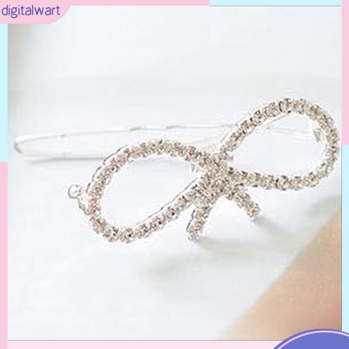 Kẹp Tóc Hợp Kim Đính Đá Hình Bướm Xinh Xắn Cho Nữ