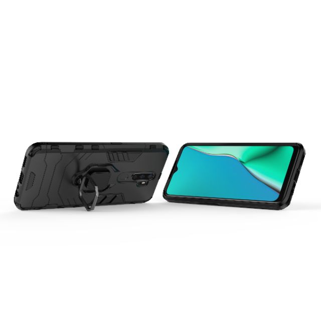 Ốp lưng Oppo A9 2020 / A5 2020 / Oppo A76 / Oppo A57 chống sốc Iron Man Iring cao cấp giá đỡ xem phim bảo vệ toàn diện