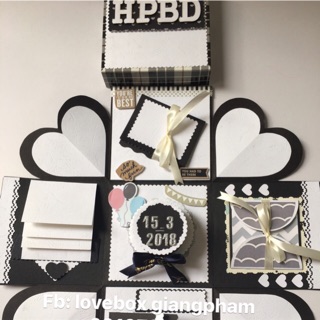 Lovebox đen trắng