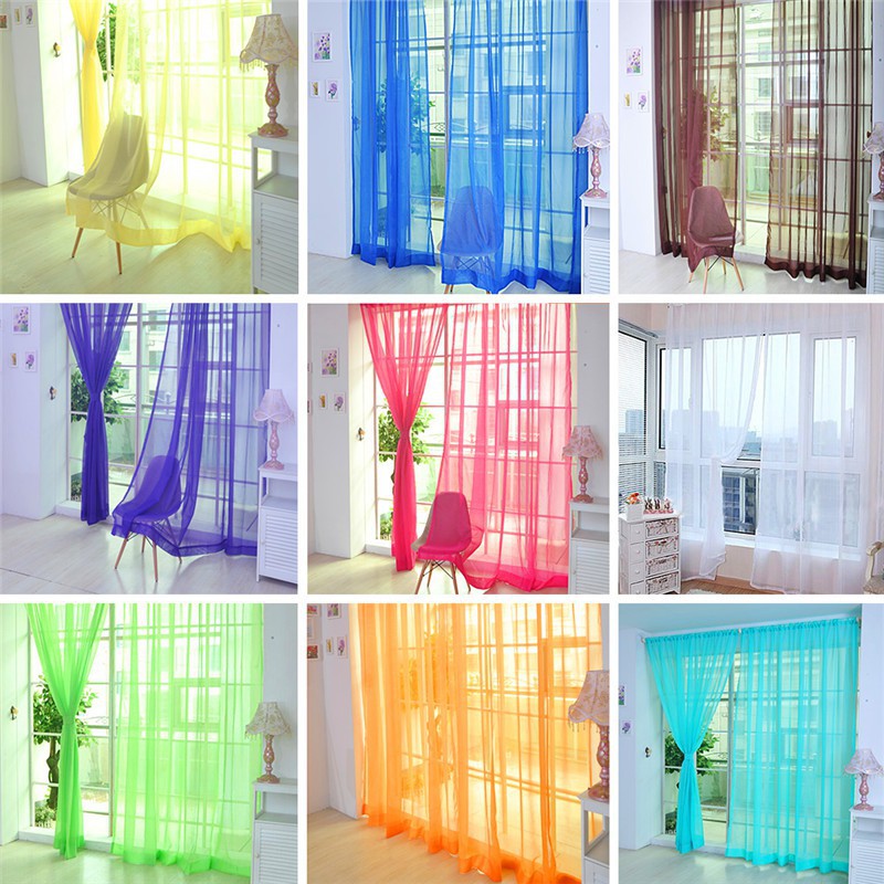 Rèm cửa vải voan trang trí gia đình