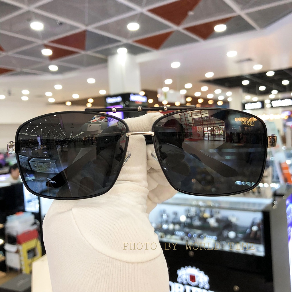 Kính mát nam cao cấp AD vuông full box, bảo hành 12 tháng, tròng Polarized cường lực, chống chói