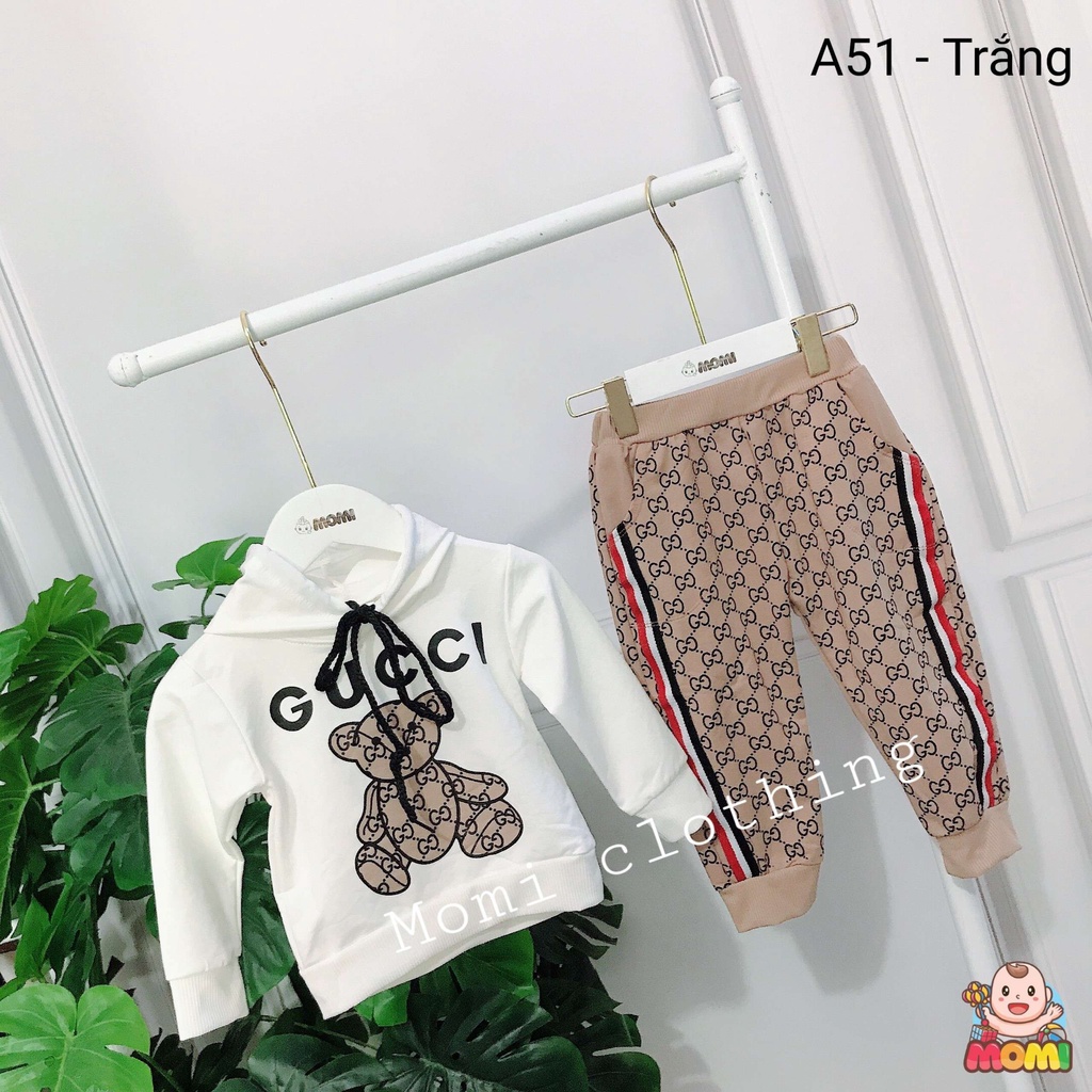 Bộ nỉ gấu Gucci cao cấp - A51 - HÀNG QUẢNG CHÂU LOẠI 1