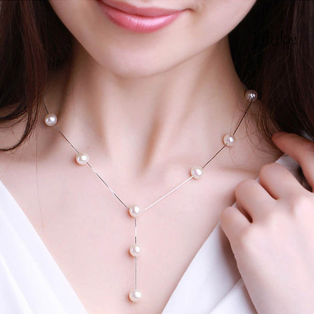 Bộ 3 Món Trang Sức Ngọc Trai Nhân Tạo Thời Trang Dành Cho Nữ