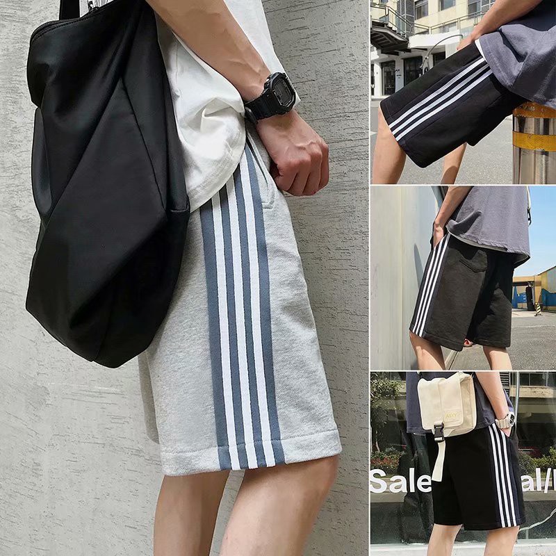 Quần Short Thể Thao Kẻ Sọc Trẻ Trung Thời Trang Cho Nam