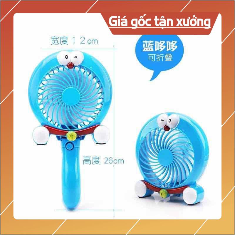 QUẠT GẬP CẦM TAY HELLO KITTY ĐÁNG YÊU, XINH XẮN CÓ CHÂN ĐẾ, CÓ SẠC, CÓ ĐÈN LED