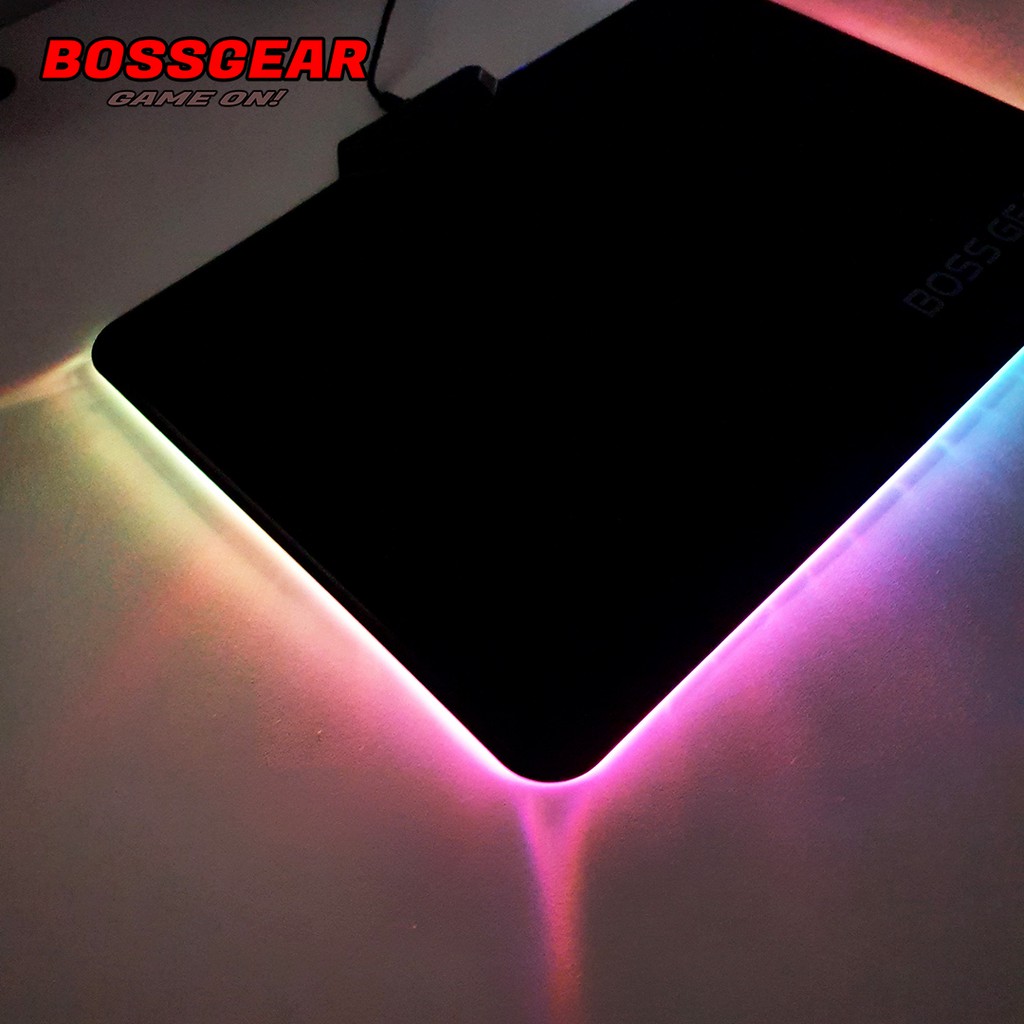 Lót Chuột LED BOSSGEAR PAD LED RGB ( LED RGB-Phần Mềm Điều Khiển )