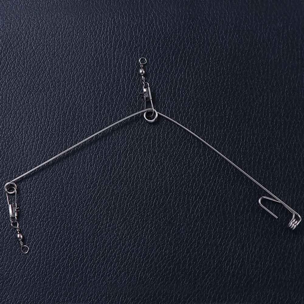 Phụ Kiện Móc Lò Xo Inox Tự Động Tốc Độ Cao Cho Cần Câu Cá AUGUSTINA