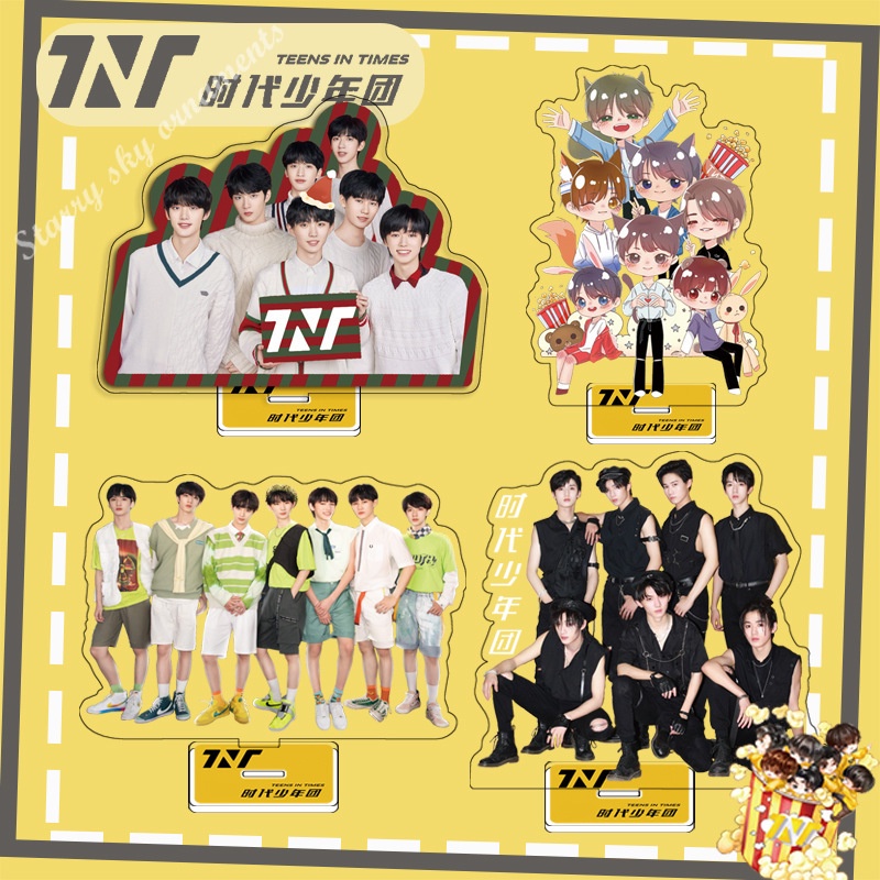 Mô hình đứng hình nhóm nhạc TNT Times Youth League bằng acrylic hai mặt