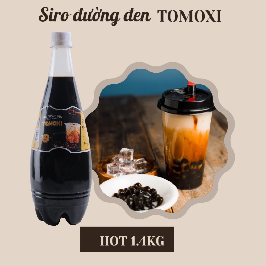 TOMOXI - siro đường đen chai 1.4 kg