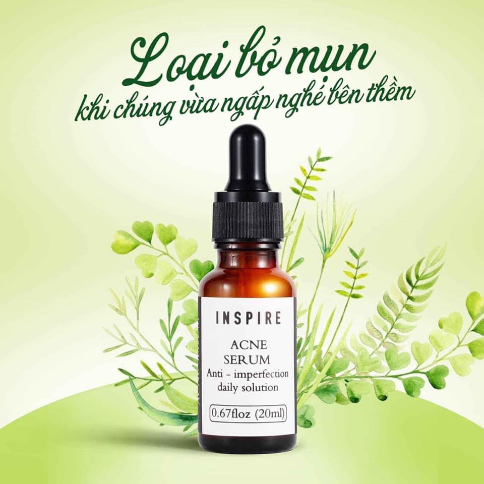 Serum Ngừa Mụn INSPIRE Acne Serum Sạch Mụn, Sáng Da 15ml