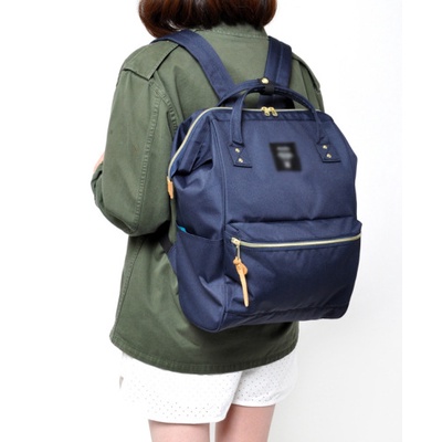 [Spot Sale] 2021 New Anello Japans Anelloˉbags Couple Large Bag New High School Student Travel School Bag Backpack Japanese Backpack Female Running Away From Home Customized, Size Height 40 Width 28 Thickness: 17