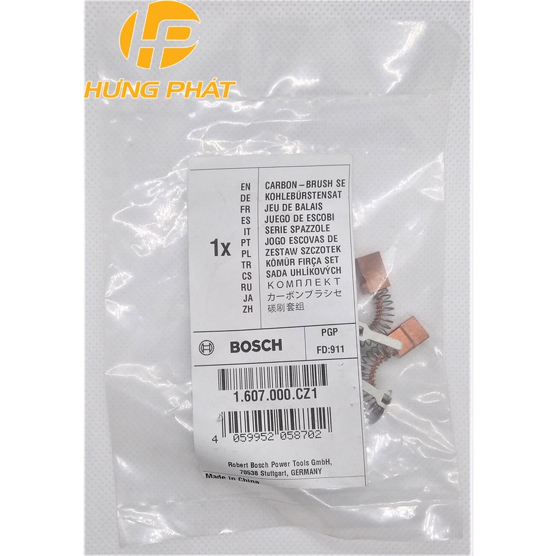 Chổi than máy khoan pin Bosch GSR/ GSB 140/180  14V, 18V