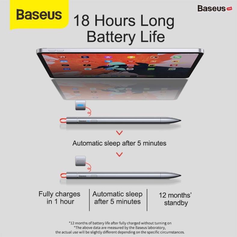 Baseus -BaseusMall VN Bút cảm ứng Stylus dành cho iPad Baseus Square Line Capacitive