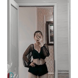 Bigsize - ❤🔱 set bơi voan bi 🔱❤️