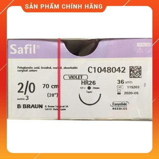 Chỉ phẫu thuật Safil 2-0