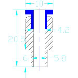 ĐẦU NỐI ỐNG TEFLON MÁY IN 3D