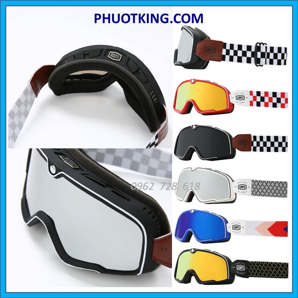 Kính dây mũ bảo hiểm Vintage siêu đẹp chính hãng 100%