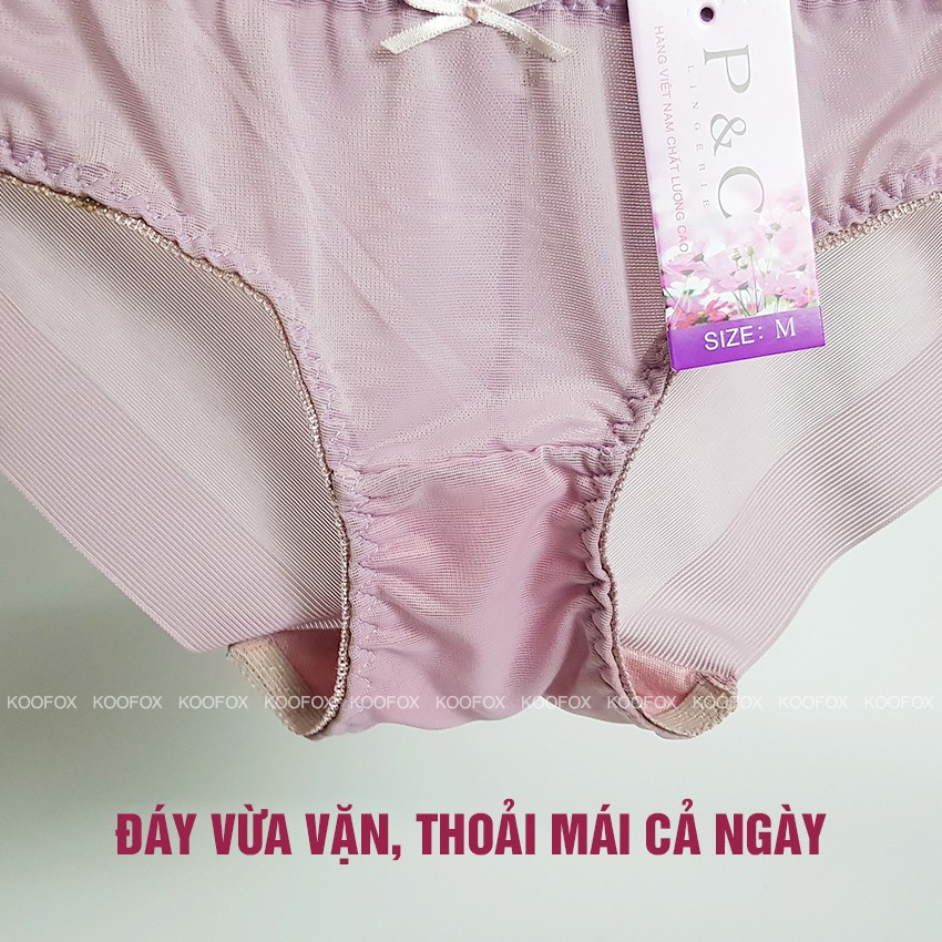 04 Quần Lót Nữ Mini Thun Lạnh 4 Chiều Không Viền Siêu Thoải Mái - KOOFOX