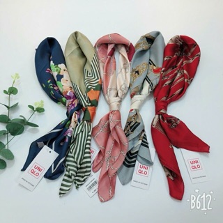 Set 3 Khăn lụa vuông dễ mix siêu xinh