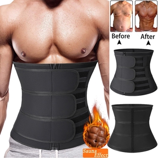 Đai nịt bụng định hình eo thon bằng cao su tổng hợp thiết kế hai dây tiện dụng cho nam