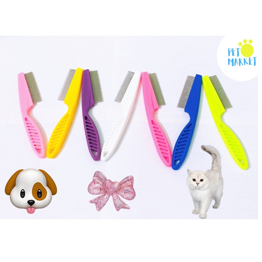 LƯỢC CHẢI VE LƯỠI INOX CHO CHÓ MÈO