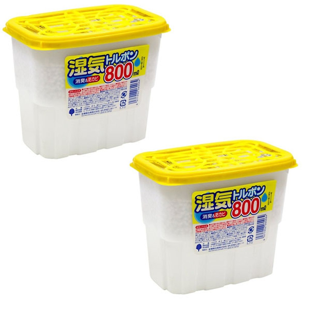 Combo 2 hộp hút ẩm 800ml Kokubo nội địa Nhật Bản