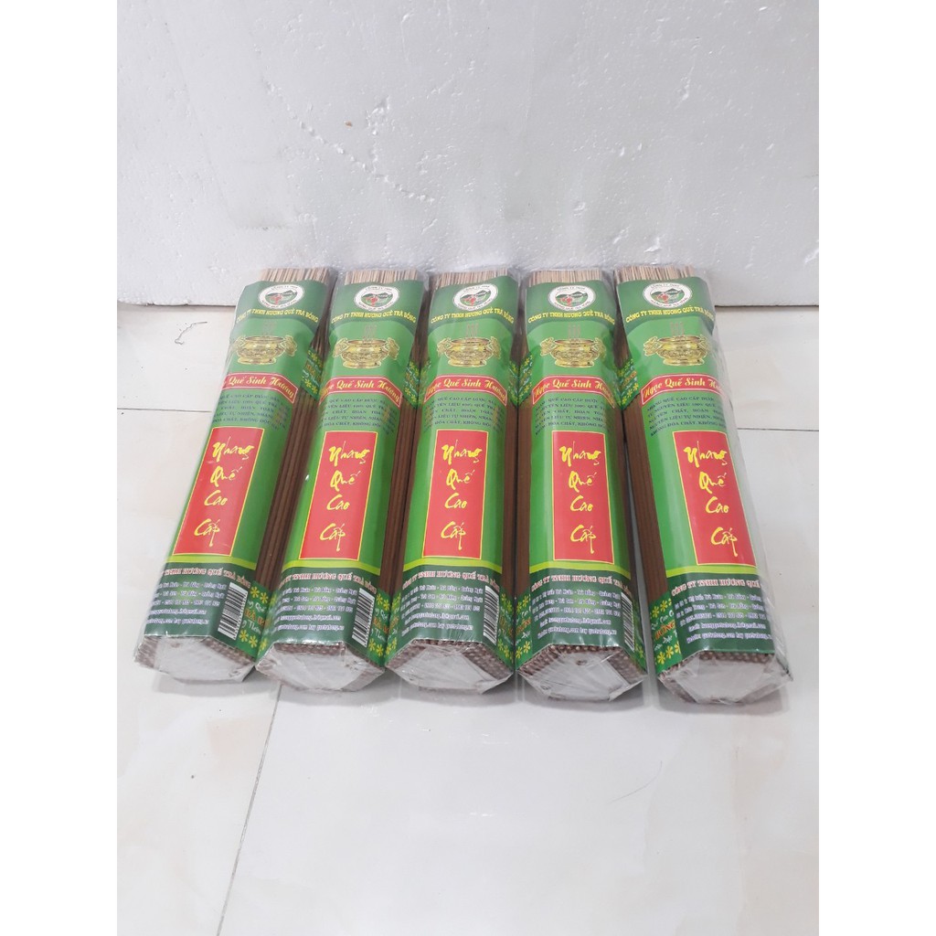 Combo 2 bó Nhang Quế Trà Bồng Loại Ngắn 30cm, 220 cây, 350gram