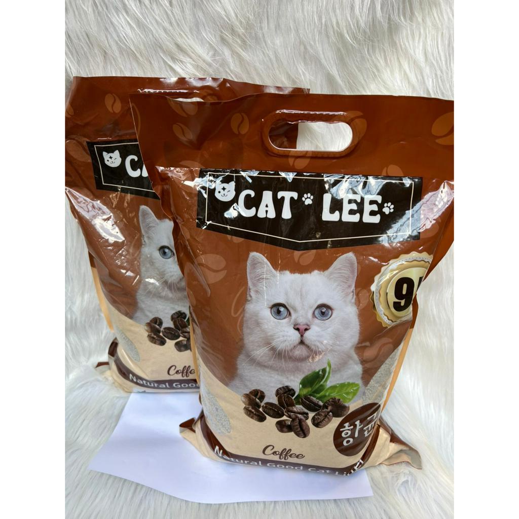 Cát vệ sinh cho mèo khử mùi vón cục Cat Lee 9L