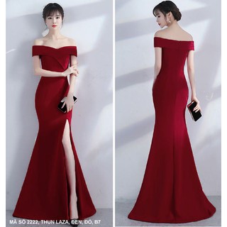 Đầm Dạ Hội Trễ Vai Cao Cấp