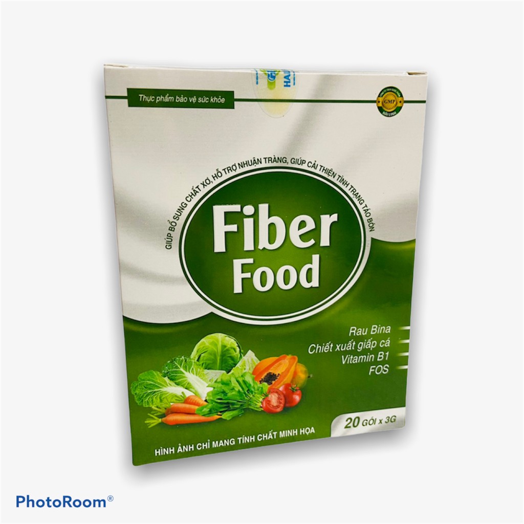 Thực phẩm bảo vệ sức khỏe Fiber Food chiết xuất giấp cá, bổ sung chất xơ, giúp nhuận tràng