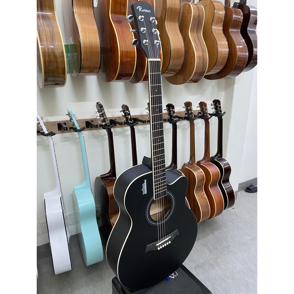 Đàn Guitar Acoustic Gỗ Hồng Đào Dáng Khuyết