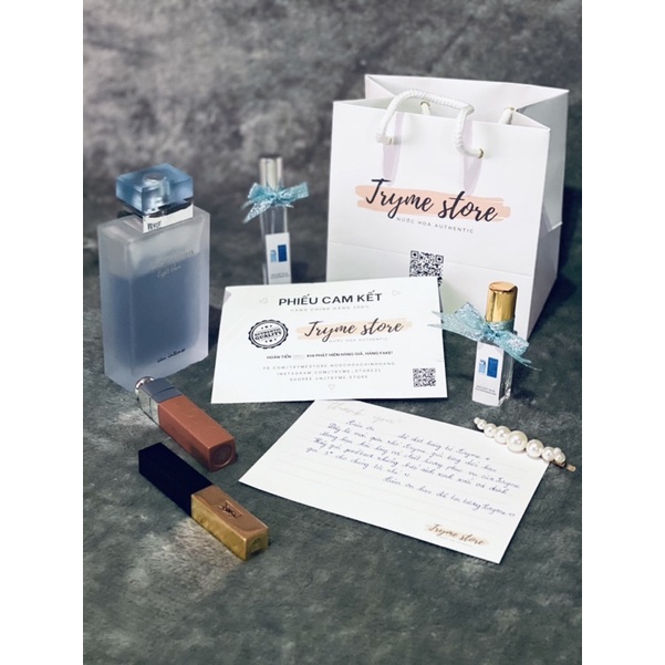 Chiết 5ml - nước hoa D&G LIG.HT BLUE EAU INTENSE EDT
