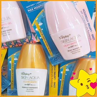 [ hàng chính hãng] Combo 100 tuýp Kem chống nắng Sunplay Skin Aqua 6g ( HSD 2021)