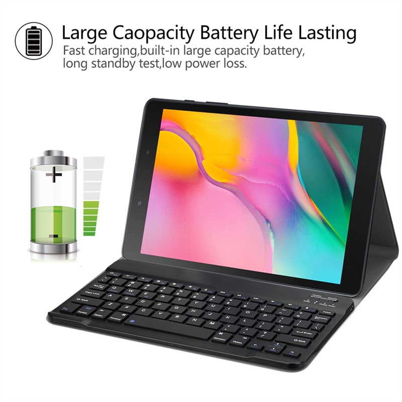 Ốp Máy Tính Bảng Kèm Bàn Phím Bluetooth Không Dây Cho Lenovo Tab M10 HD 2ND Gen 10.1 X306X X306F
