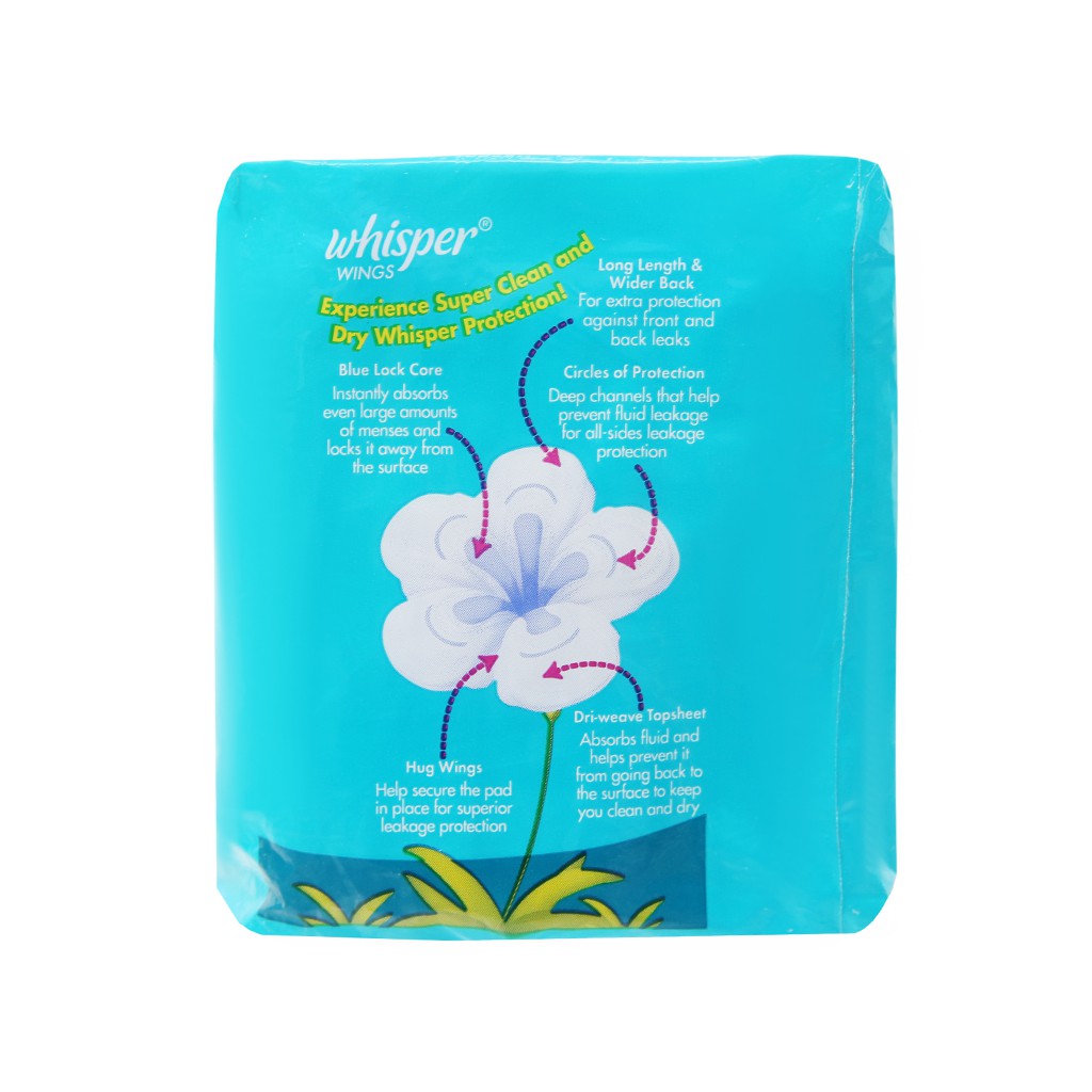 Băng vệ sinh ngày và đêm Whisper siêu bảo vệ 16 miếng