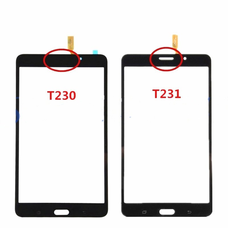 Dành Cho Samsung Galaxy Tab 4 SM-T230 T230 SM-T231 T231 Bảng Số Hóa Màn Hình Cảm Ứng Phía Trước Kính