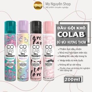 Dầu Gội Khô COLAB (Anh Quốc) | Dưỡng Tóc Mềm Mượt, Tóc Sạch Bồng Bềnh - Trả lại mái tóc sạch sẽ và tươi mới chỉ sau 5s
