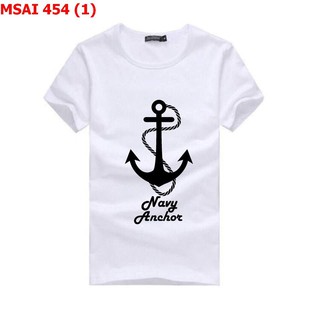 Áo thun nam Navy Anchor 454