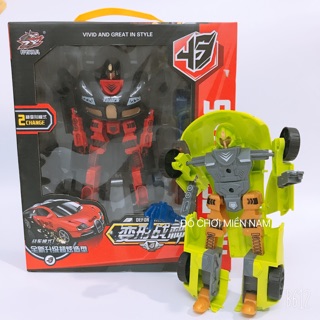 [Hộp đẹp] Đồ chơi Robot siêu anh hùng biến hình ô tô transformer siêu thời thượng dành cho bé GB6675-X