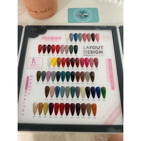 sơn mxbon 88 chai ( bán lẻ ) số 41 đến 88