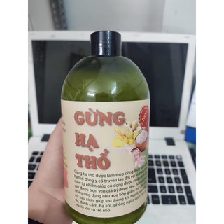Gừng Hạ thổ Cầu Bình An chai 500ml
