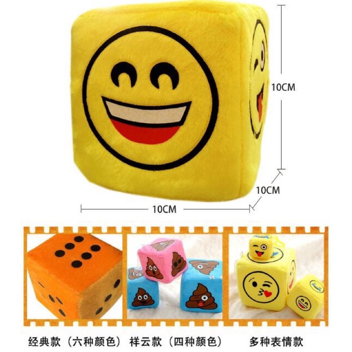 Xúc xắc bọc nhung đk 10cm