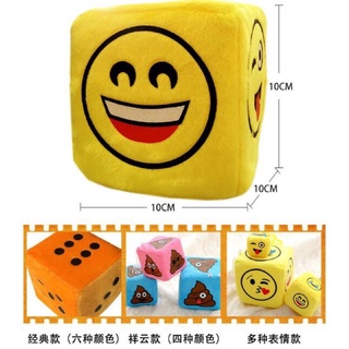 Xúc xắc bọc nhung 10cm
