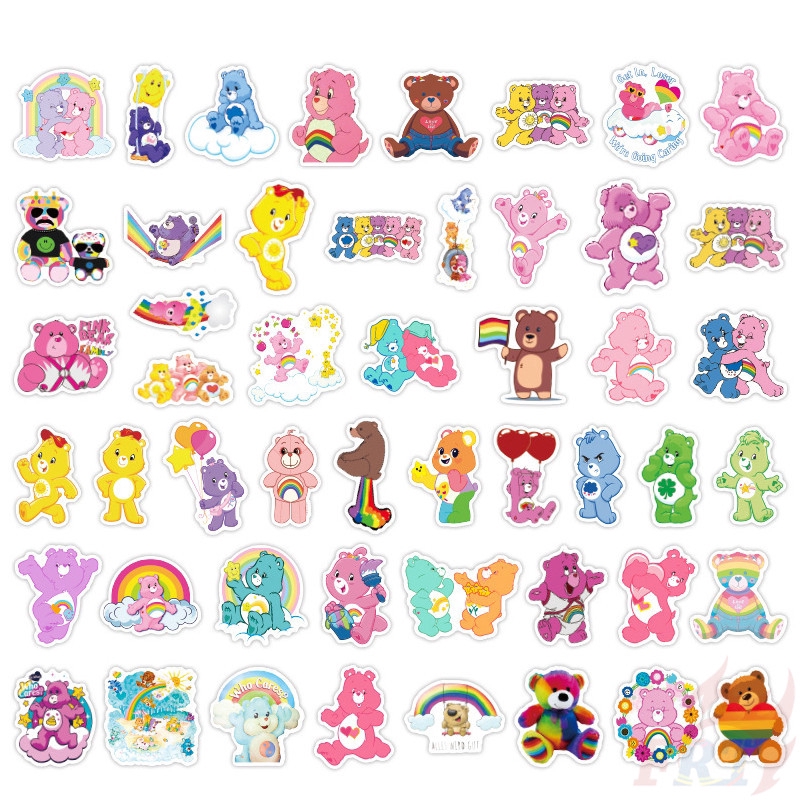 ❉ Care Bears - Series 02 Cartoon Stickers ❉ 50Pcs/Set DIY Fashion Luggage Laptop Skateboard Doodle Stickers